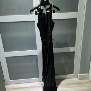 Elegant Black Sleeveless Pant